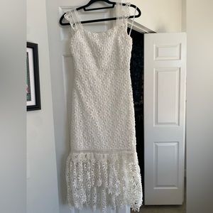 White dress only worn once!